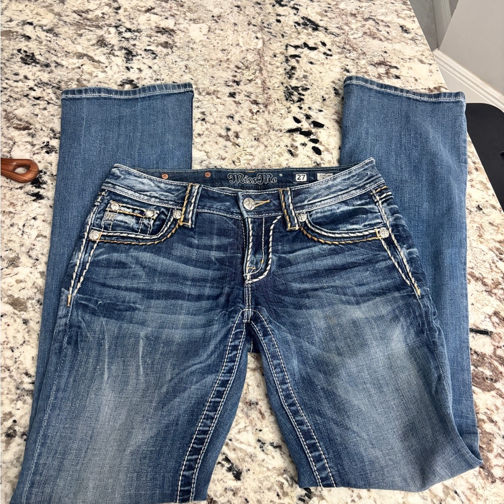 Miss Me Blue Boot Cut Jeans with Classic Style